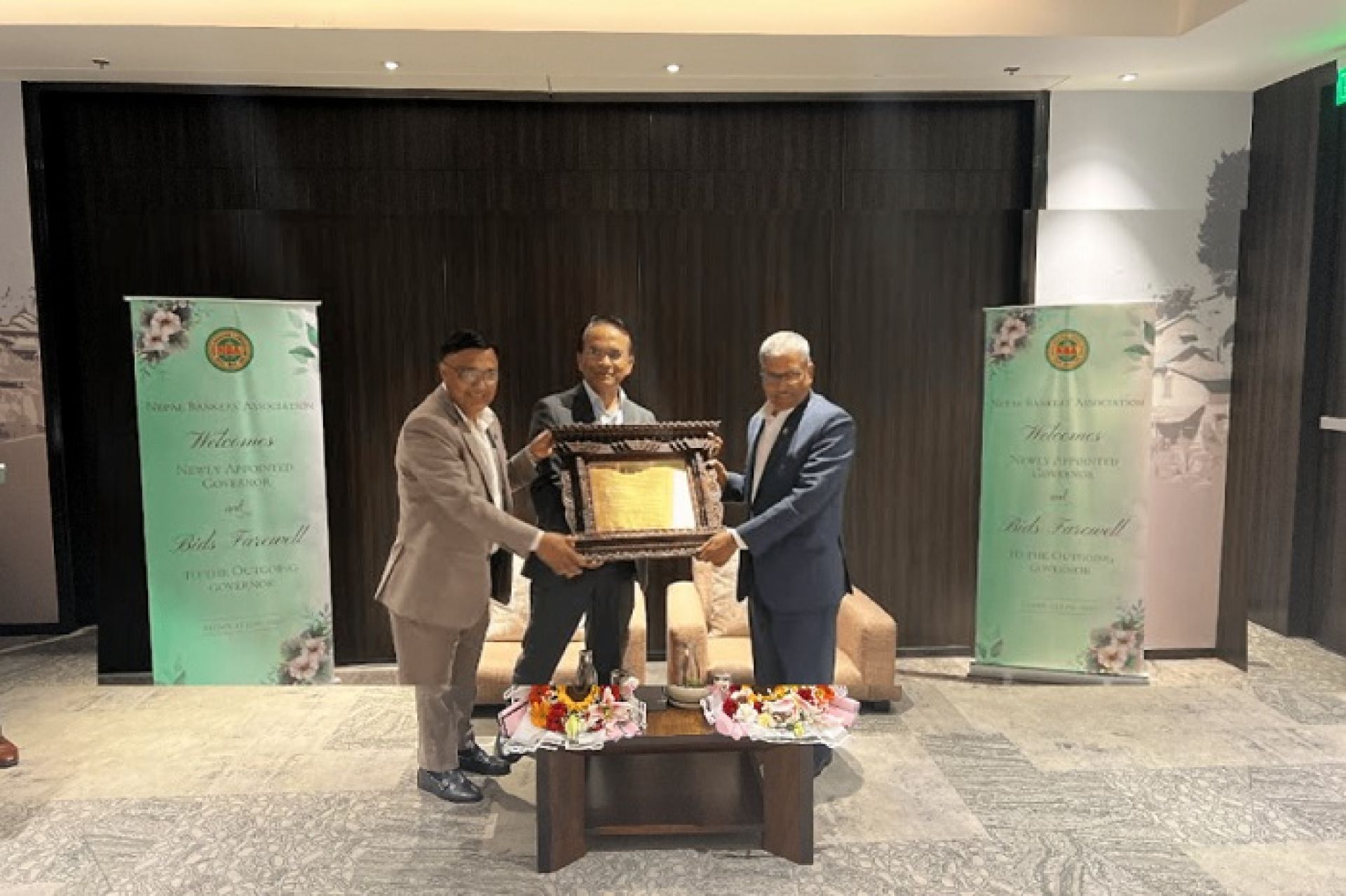 नेपाल बैंकर्स संघद्वारा गभर्नरहरूको स्वागत तथा विदाइ कार्यक्रम सम्पन्न