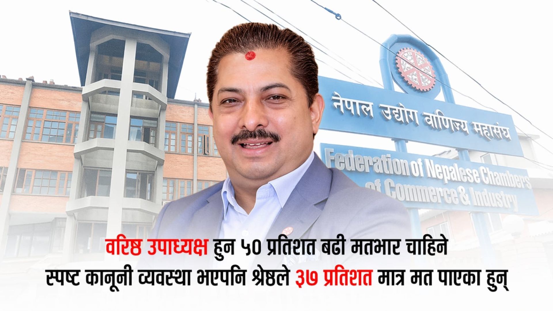 विधान अनुसार अञ्जन श्रेष्ठको वरिष्ठ उपाध्यक्ष पद गैरकानूनी, ३७ प्रतिशतको डण्डा लिएर अदालत जाँदै वस्तुगत संघहरु