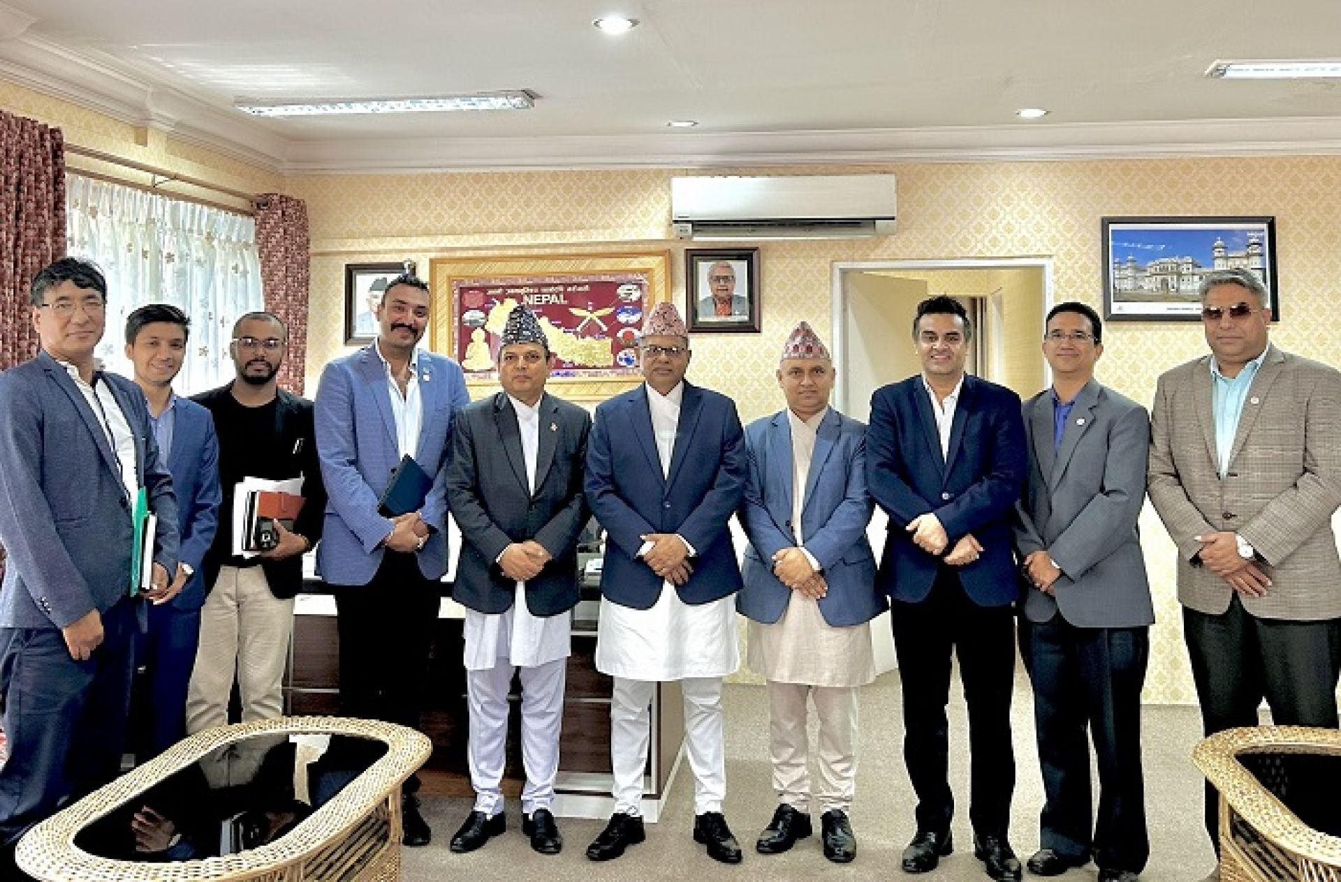 उद्योगमन्त्री र नाडाबीच भेटवार्ताः उद्योग–व्यवसायलाई सबल बनाउन सरकार सजग रहेको प्रतिवद्धता 