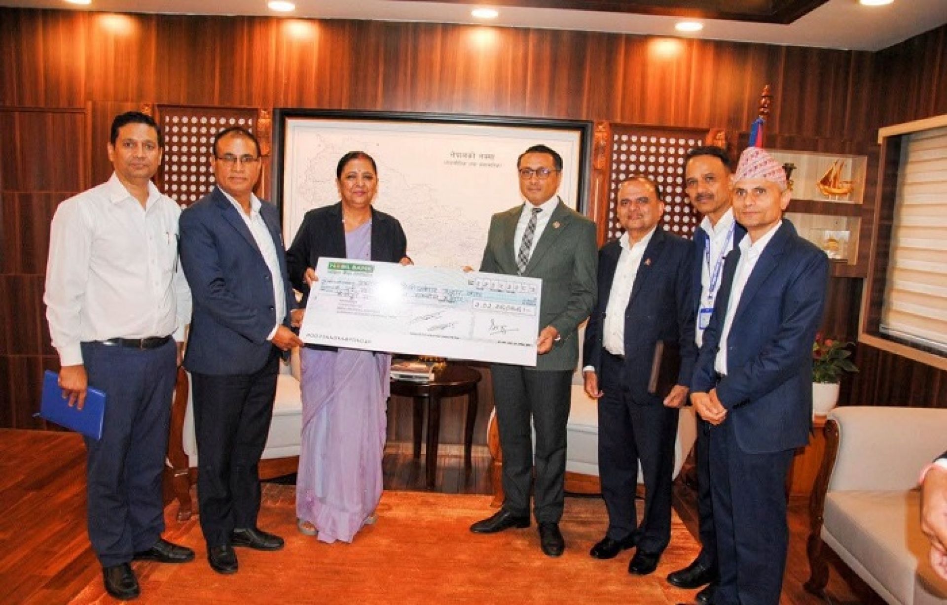 विपद् प्रभावितका लागि टेलिकमका कर्मचारीहरुको तर्फबाट २ करोडभन्दा बढी सहयोग