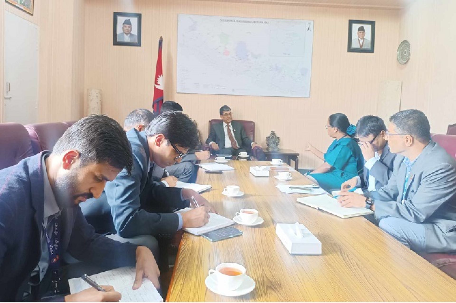 आयोग उपाध्यक्ष श्रेष्ठ र यूएनडिपी नेपाल प्रतिनिधिबीच भेटवार्ता 