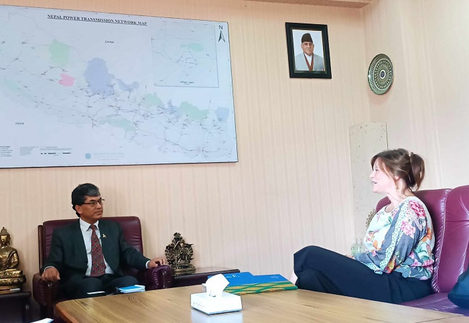 आयोग उपाध्यक्ष श्रेष्ठ र अष्ट्रेलियन राजदूतबीच शिष्टाचार भेटवार्ता 