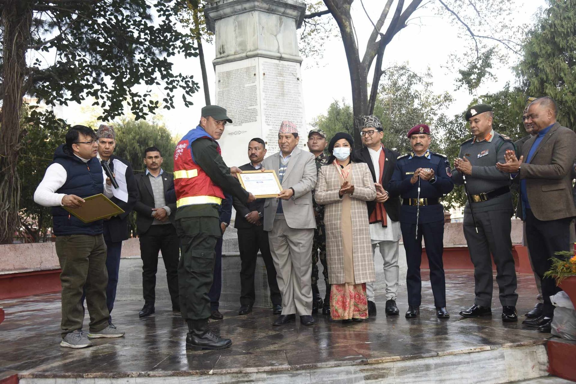 भूगोल पार्कमा भूकम्प स्मृति सभा सम्पन्न, विपदजन्य संकट समाधान गर्न सहकार्यमा जोड