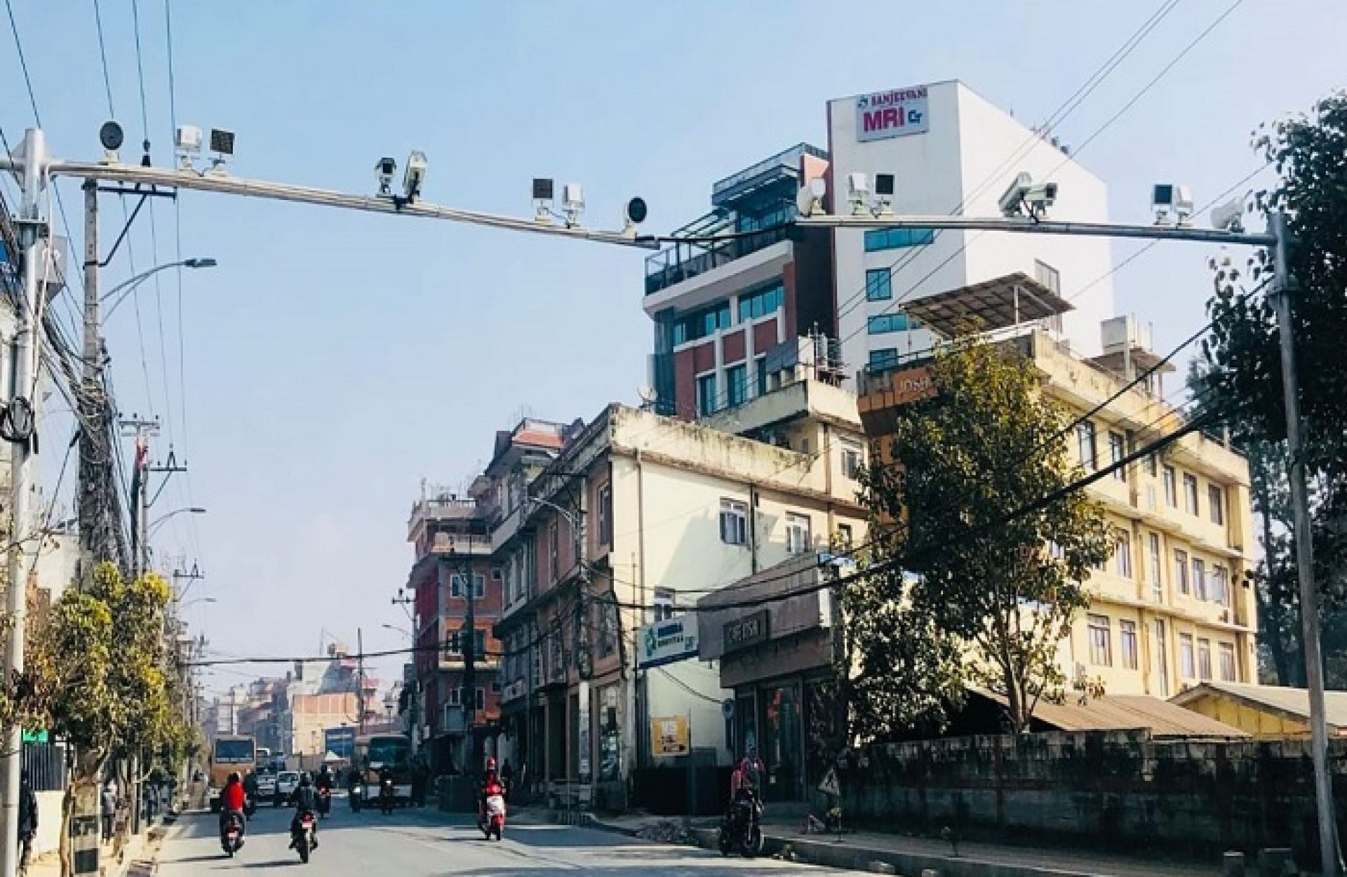काठमाडौंमा आर्टिफिसियल इन्टेलिजेन्ट फिचरका सीसीटिभी क्यामरा 