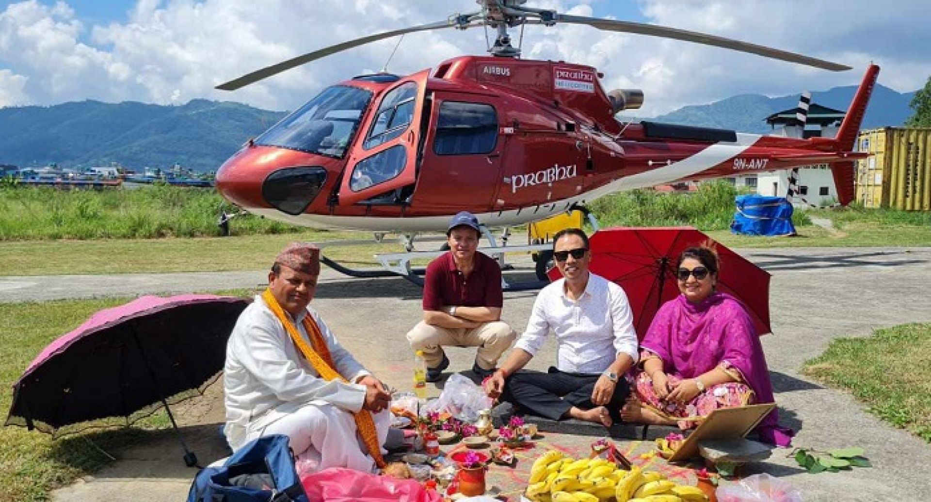 प्रभुले थप्यो एयरवस एच १२५ हेलिकोप्टर