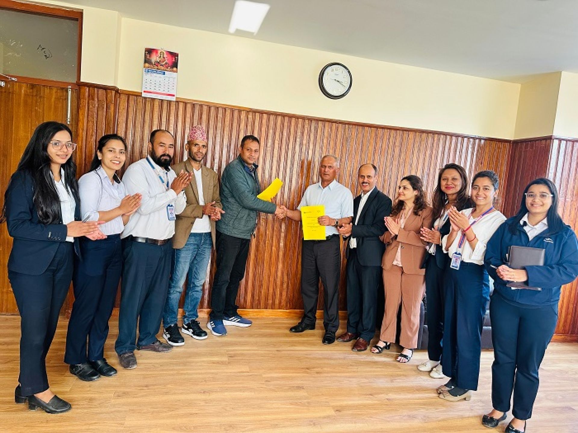 प्राधिकरण र स्कुल अफ म्याथमेटिकल साइन्सबीच बीमा सम्बन्धी अनुसन्धान गर्ने सम्झौता