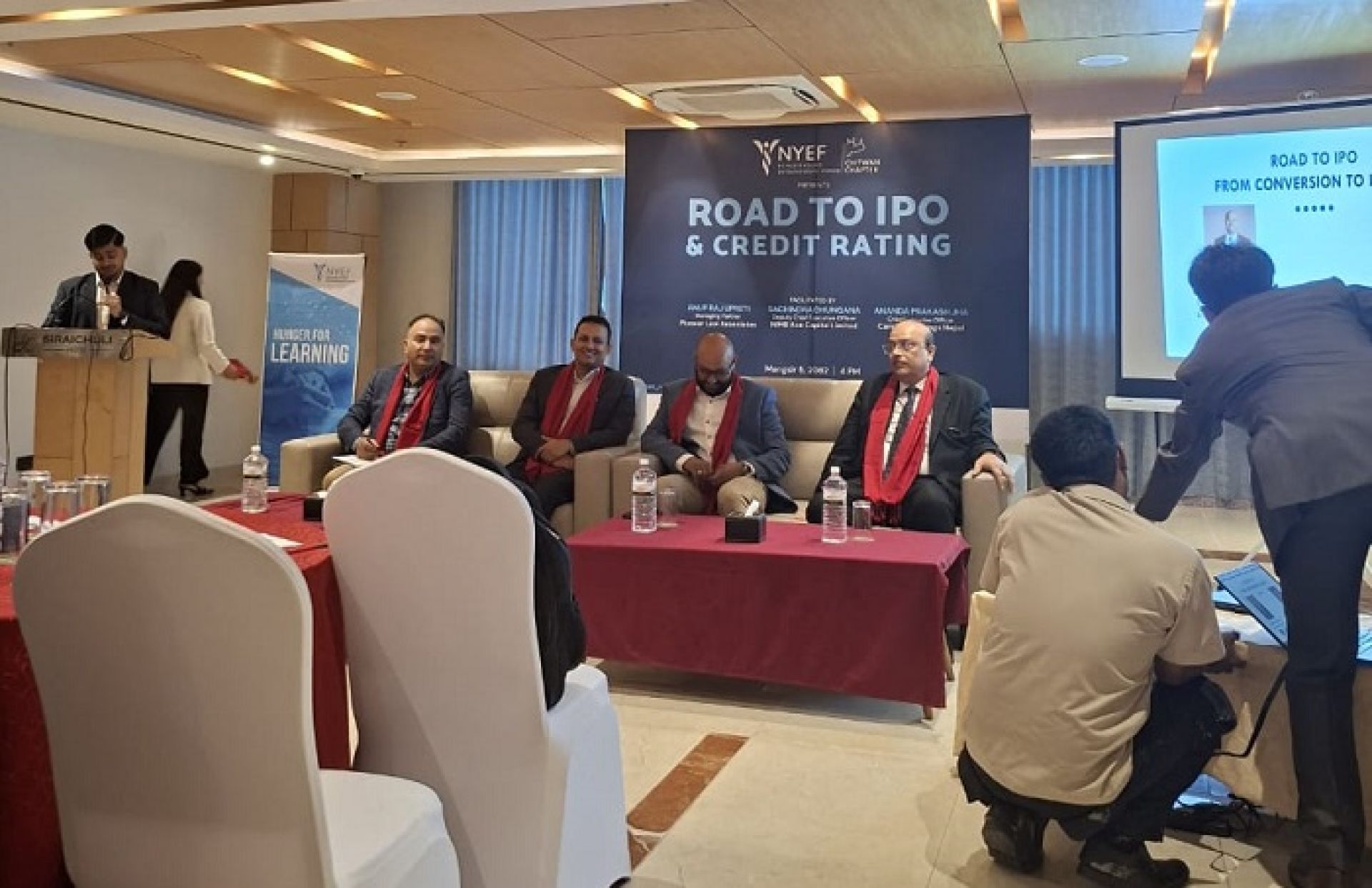 नयाँ उद्यमीहरूलाई आईपीओ र क्रेडिट रेटिङबारे जानकारी दिन ‘रोड टु आईपीओ एण्ड क्रेडिट रेटिङ’ कार्यक्रम
