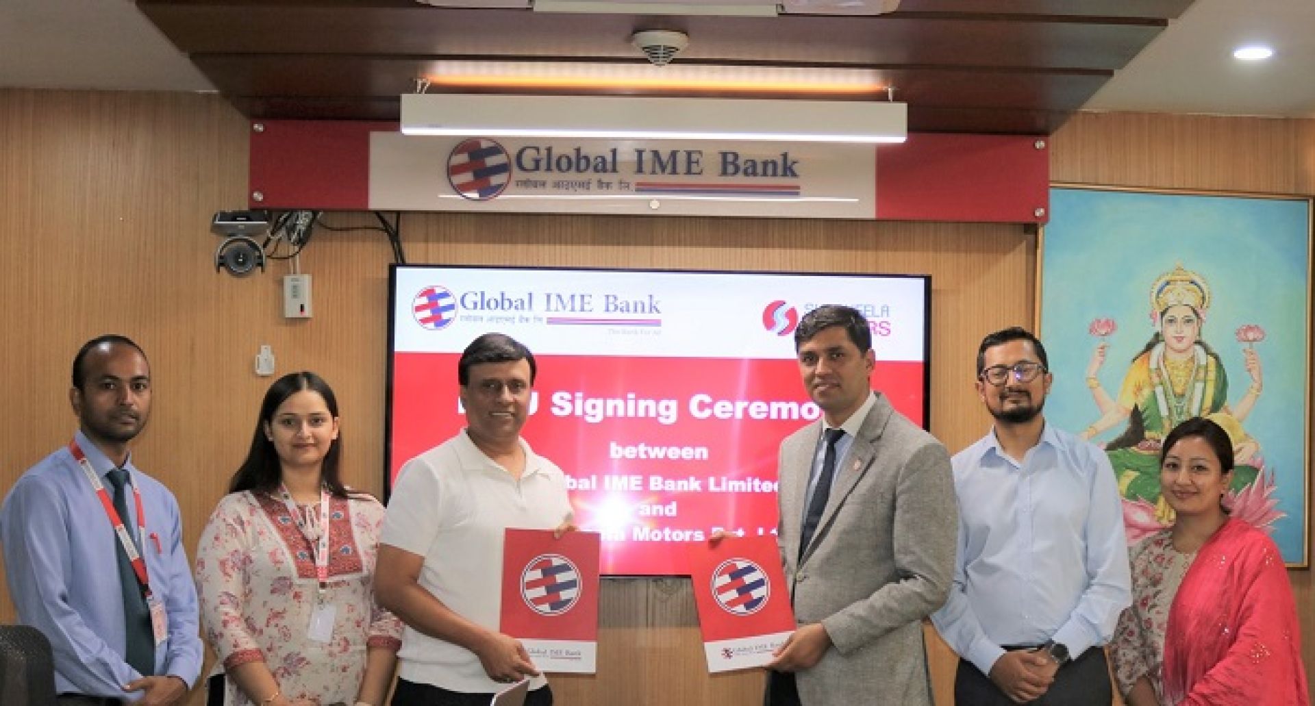 ग्लोबल आइएमई बैंक र शशिला मोटर्सबिच विद्युतीय सवारी कर्जा दिने सम्झौता 