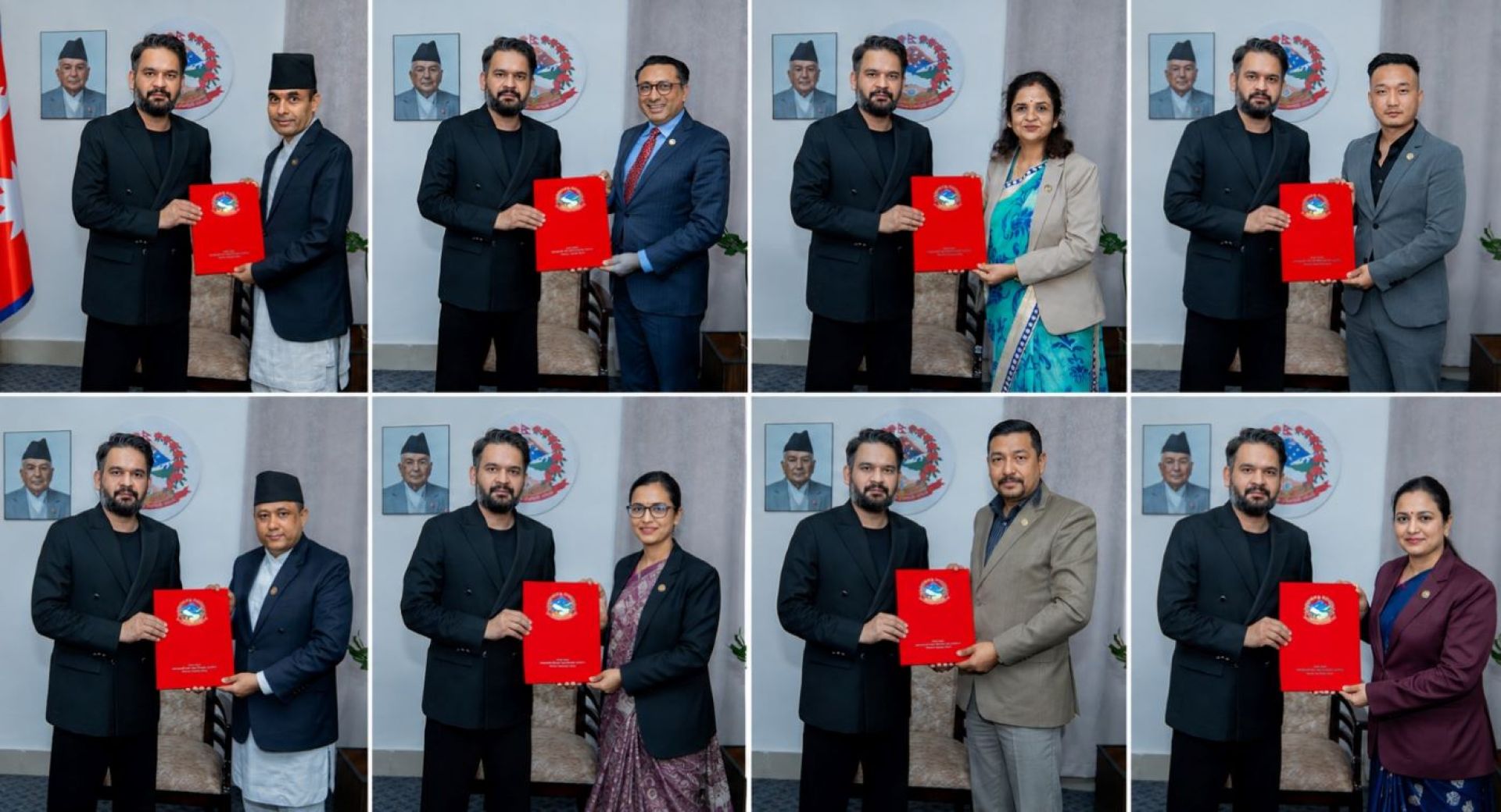 प्रधानमन्त्री वालेन्द्र शाहले मन्त्रीहरुसँग गरे कार्यसम्पादन सम्झौता
