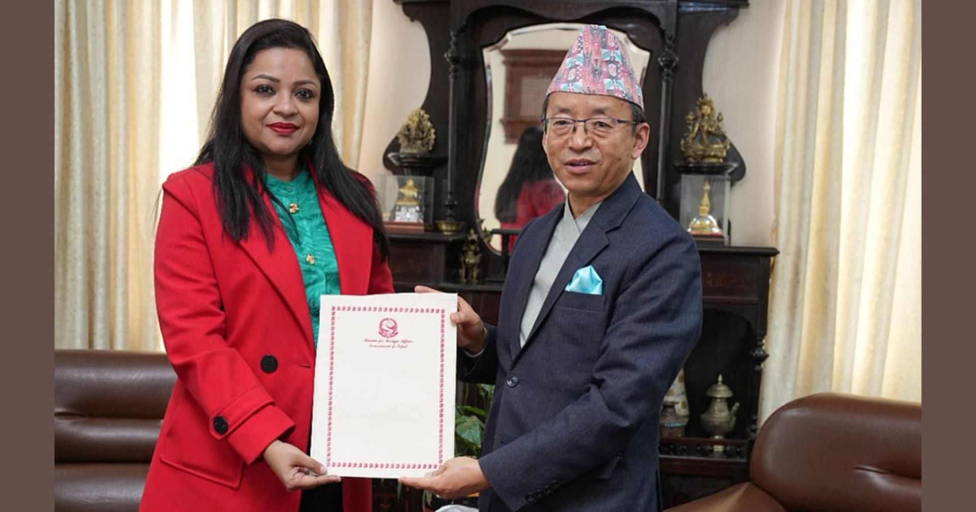 मेघा चौधरी मोरोक्कोका लागि अवैतनिक महावाणिज्यदूत नियुक्त