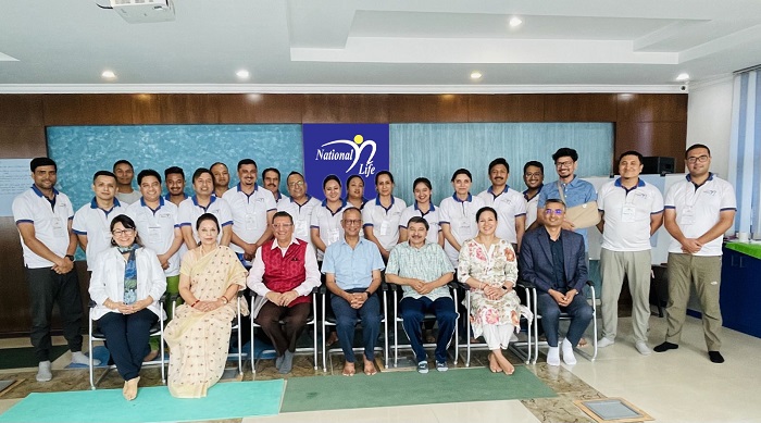 नेशनल लाईफ इन्स्योरेन्सद्वारा कर्मचारीका लागि तालिम सञ्चालन