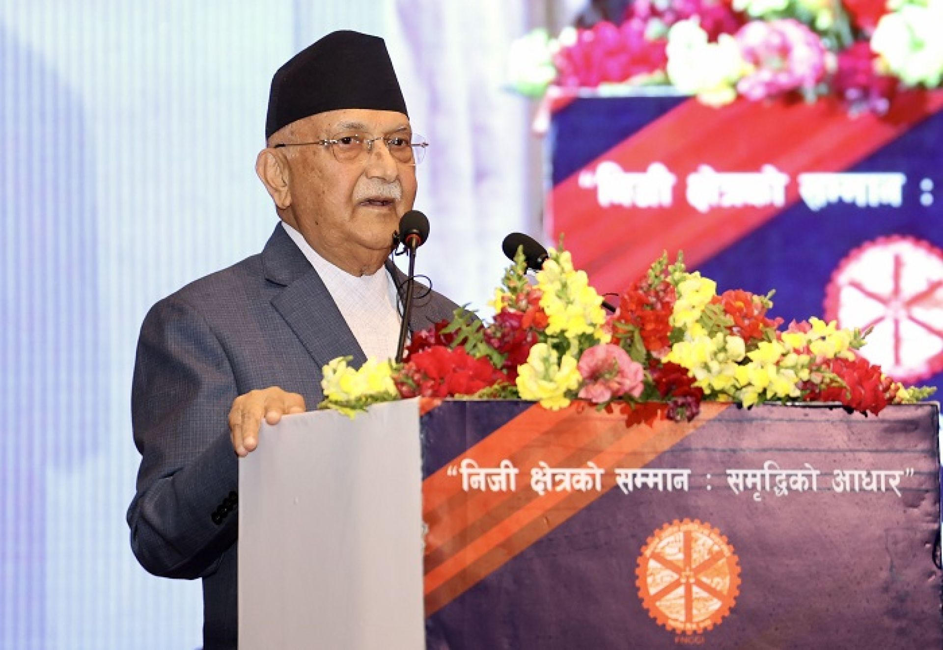 सरकार र निजी क्षेत्रको सहकार्यबाट राष्ट्रिय उपलब्धि हासिल गर्नुपर्छः प्रधानमन्त्री