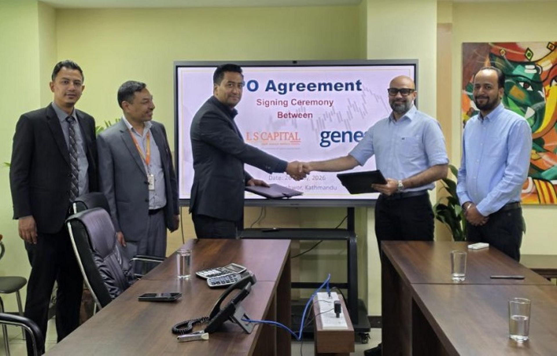 जेनेसिस भेन्चर्सले आईपीओ निष्कासन गर्ने, बिक्री प्रबन्धकमा लक्ष्मी सनराईज क्यापिटल नियुक्त 