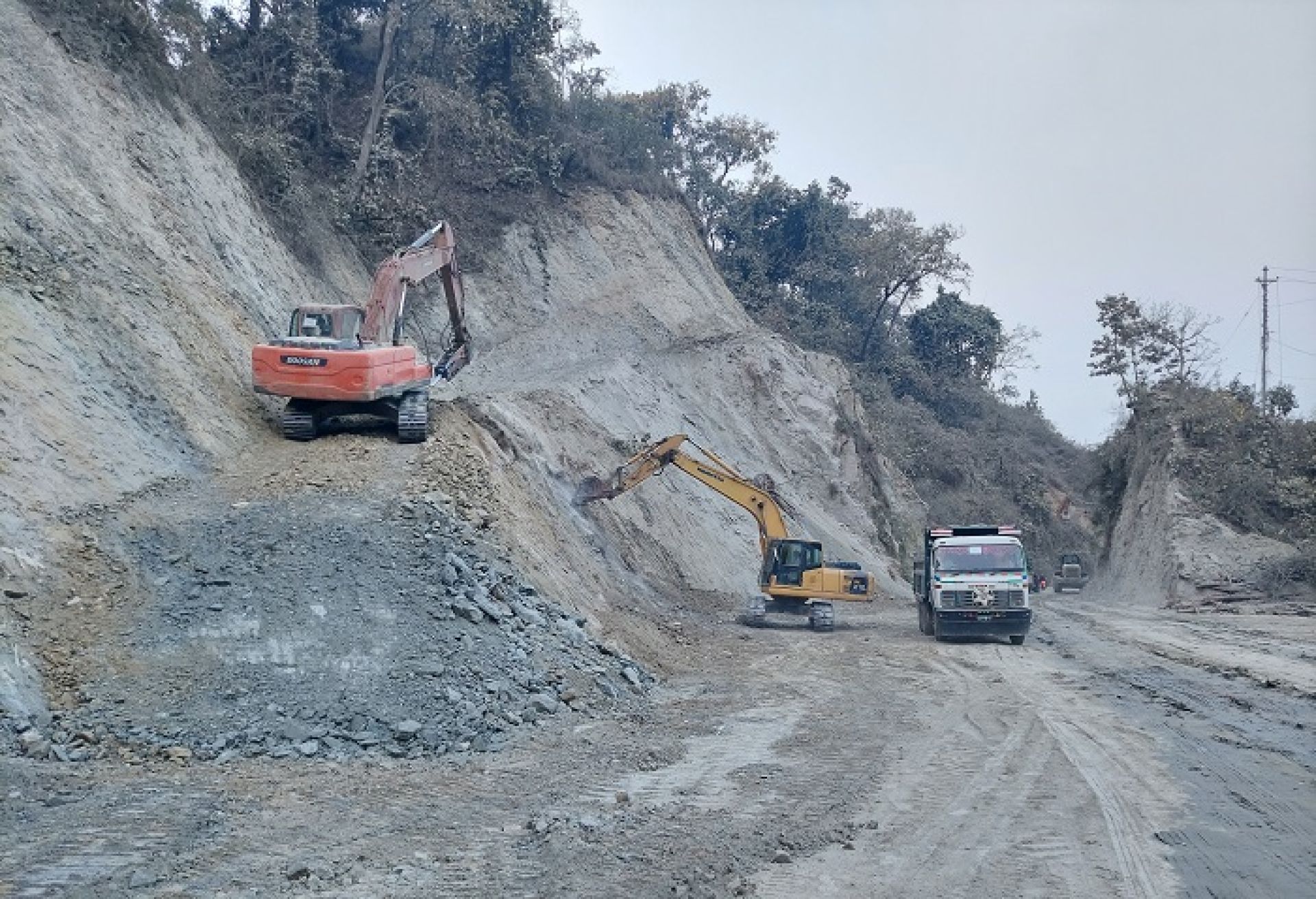 नारायणगढ-बुटवल सडक: दाउन्नेमा रातका समयमा सवारी आवागमन वैशाख ३१ सम्म रोकिने
