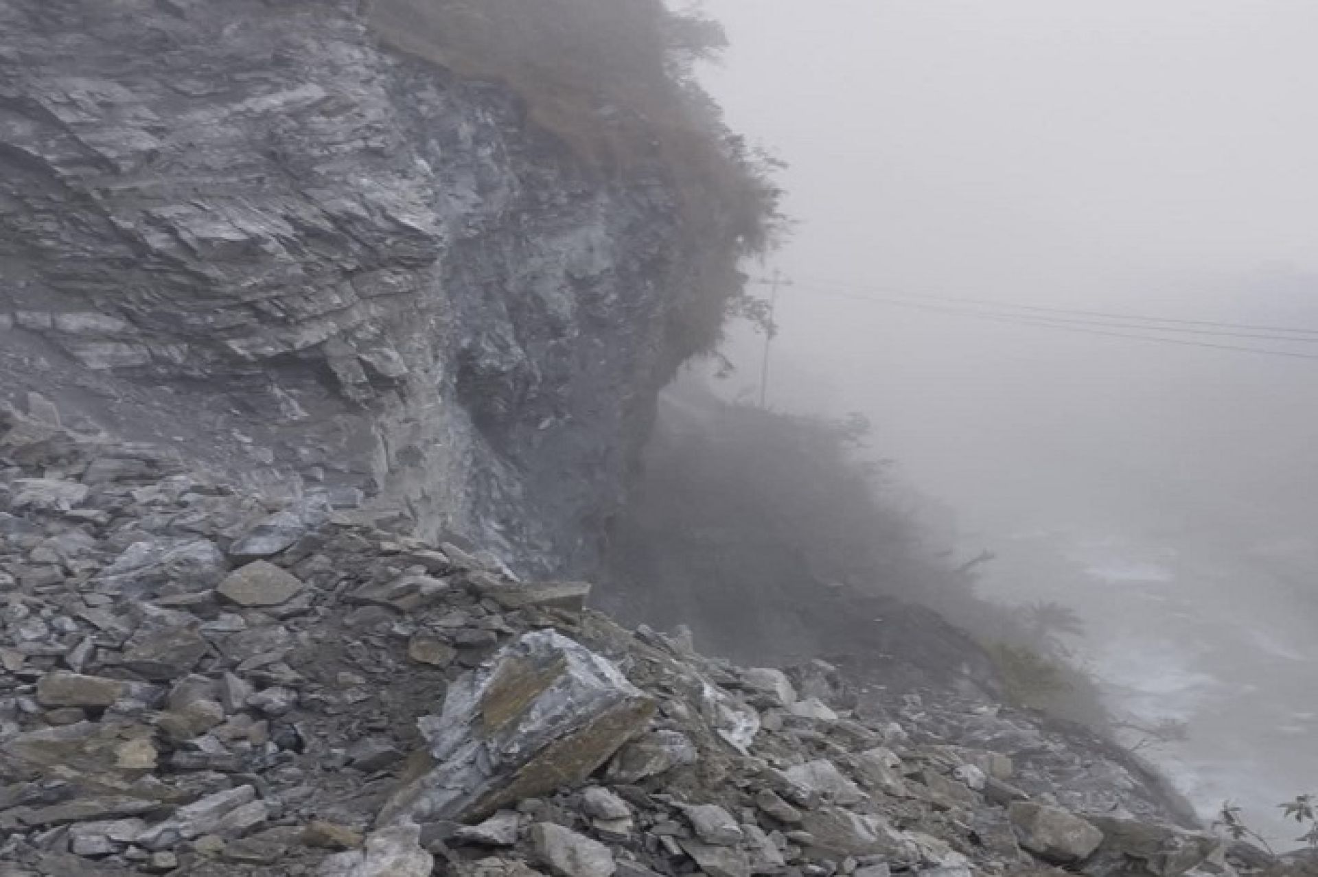 Mahakali highway obstructed due to landslide