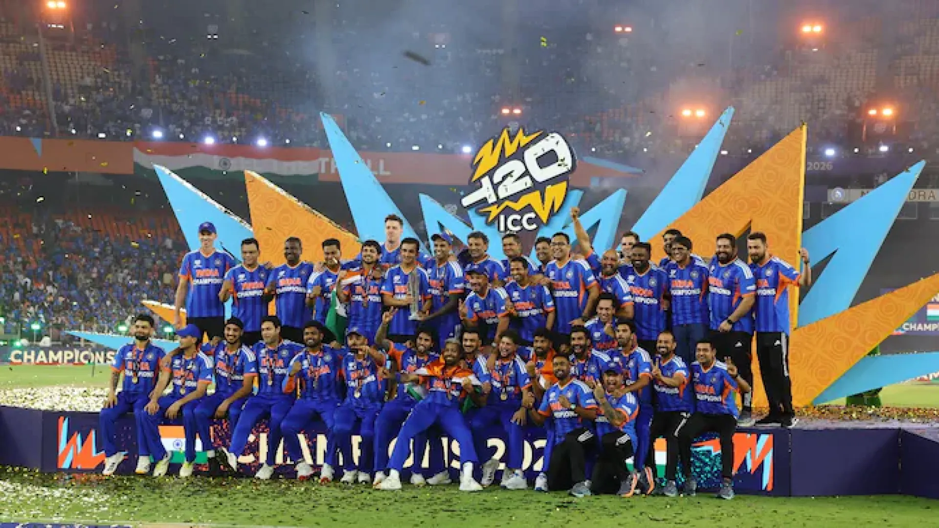 आइसीसी टि–२० विश्वकपको उपाधि भारतलाई