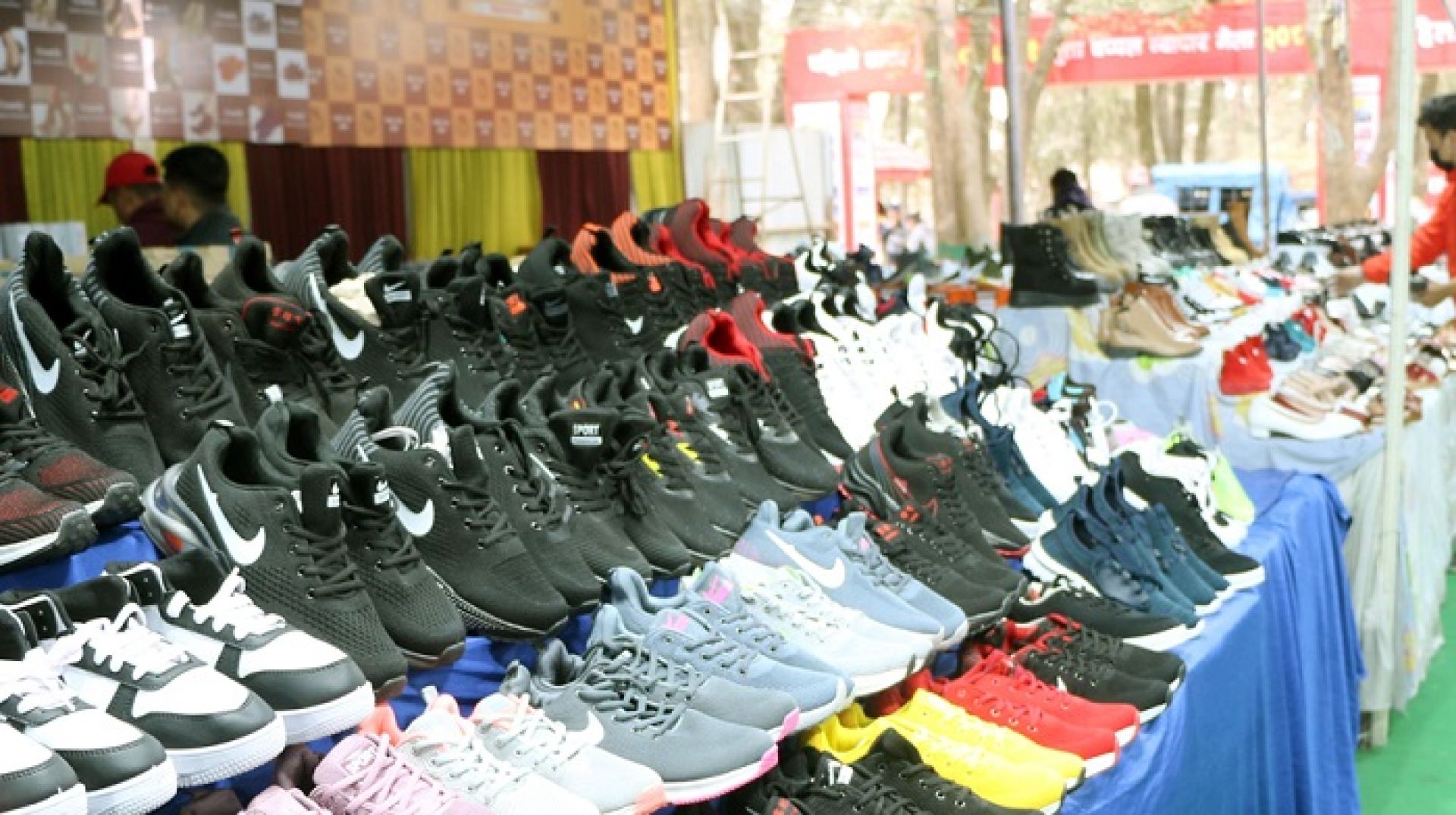 भृकुटीमण्डपमा बम्पर डिस्काउन्ट जुत्ता–चप्पल व्यापार मेला शुरु, ७५ प्रतिशतसम्म छुट पाइने