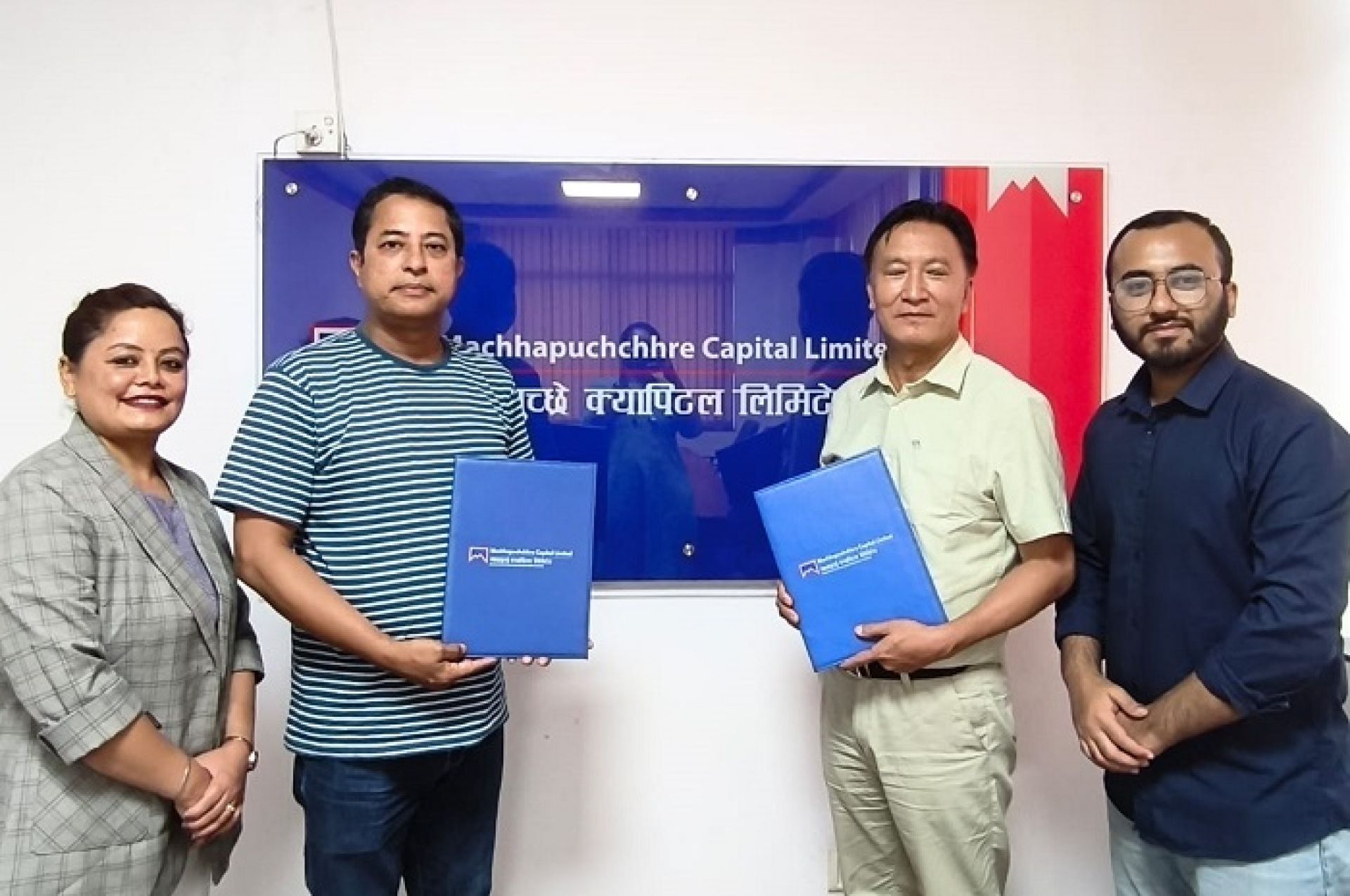 माछापुच्छ्रे क्यापिटल र अप्पर स्याङ्गे हाईड्रोपावरबीच शेयर रजिष्ट्रार सम्बन्धी सम्झौता