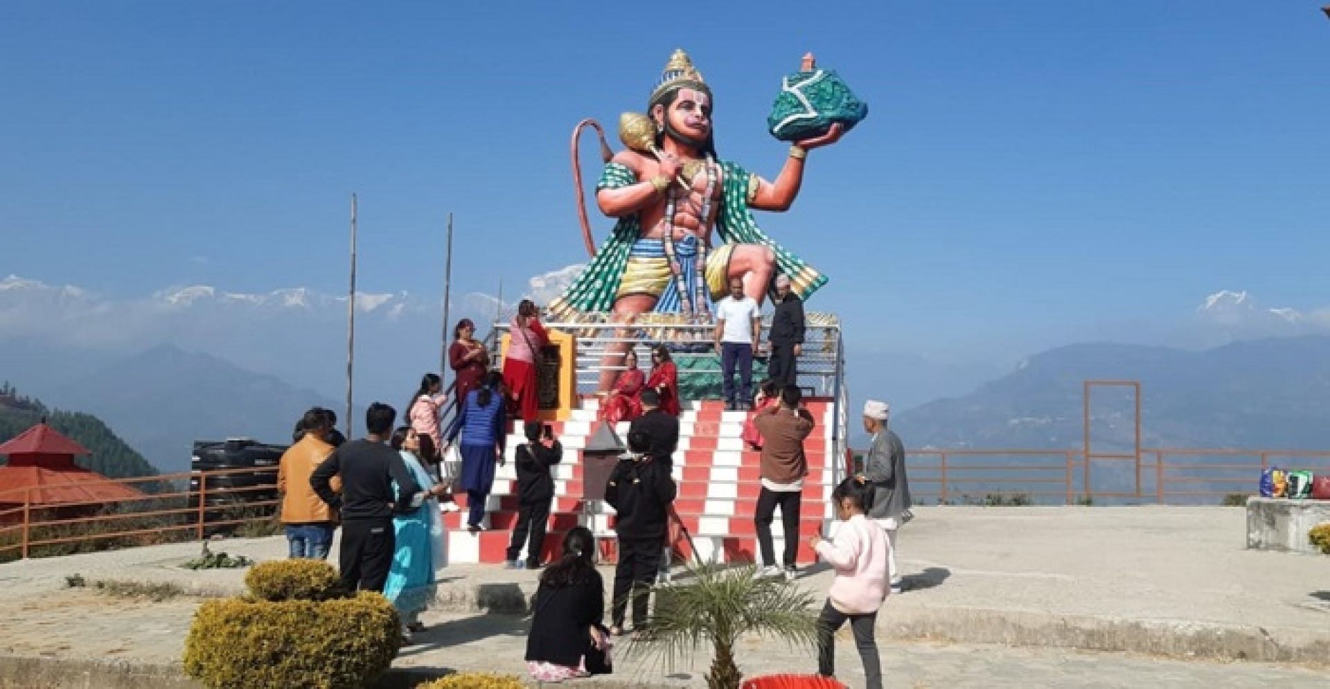 धार्मिक पर्यटनलाई जोड्दै पञ्चकोट, एक अर्ब लागतमा १३५ फिट अग्लो विश्वशान्ति कलश बन्दै    