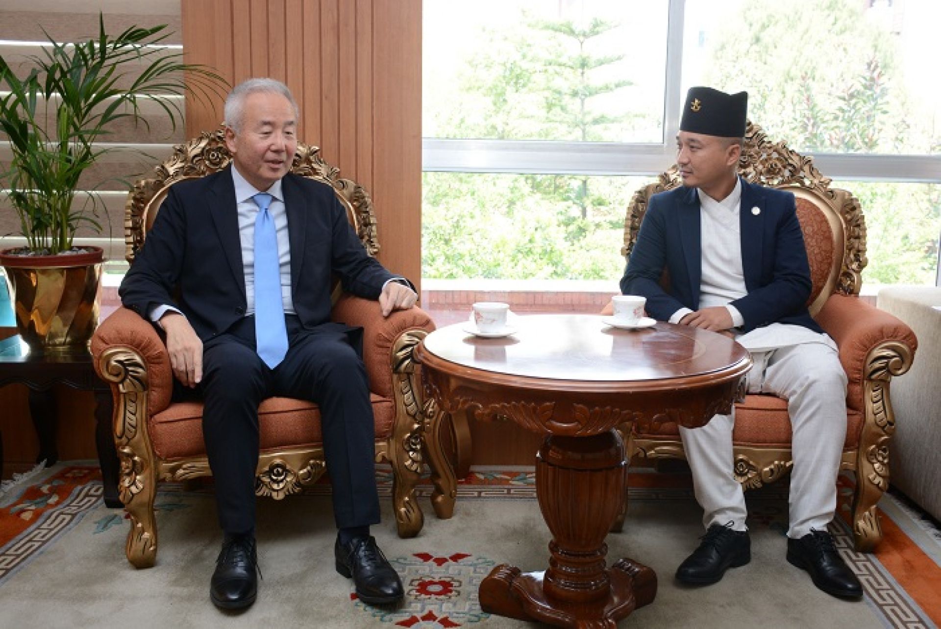 गृहमन्त्री गुरुङ र जापानी राजदूत तोरुबीच भेट, द्विपक्षीय सहकार्य विस्तारमा जोड