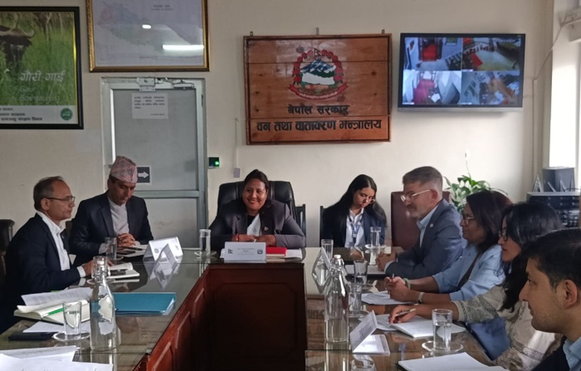 कृषि र वन विकासमा विश्व बैंकको साथ, मन्त्री चौधरी र सिस्लेनबीच १०० बुँदे एजेन्डामा छलफल