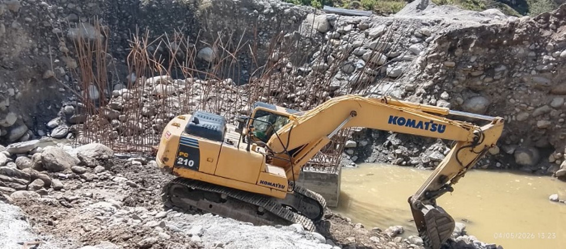 बाउली खोलामा पक्की पुल निर्माण कछुवा गतिमा, पाँच बर्षसम्मको प्रगति २१ प्रतिशत मात्र