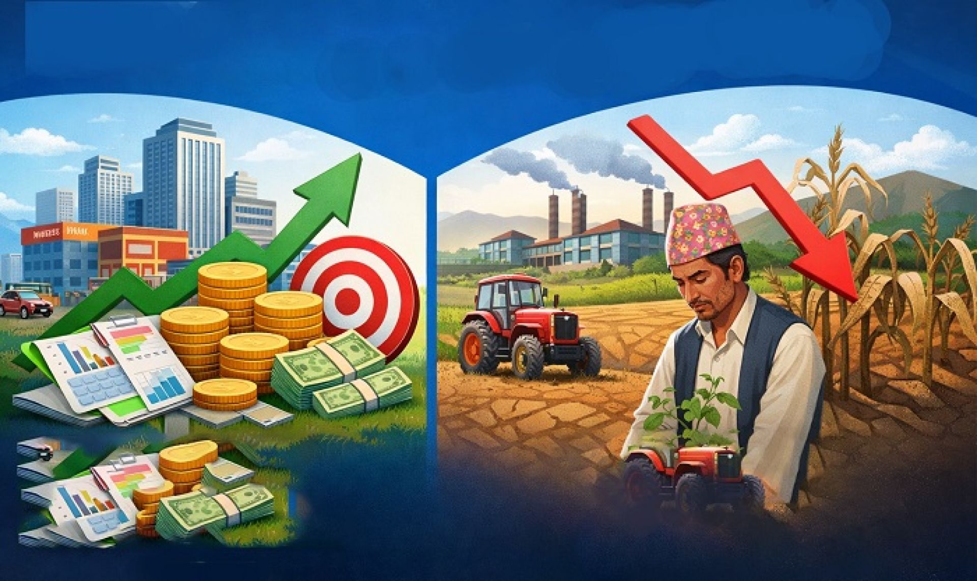 निजी क्षेत्रमा कर्जा प्रवाह ३.६ प्रतिशतले वृद्धि, कृषि कर्जामा संकुचन