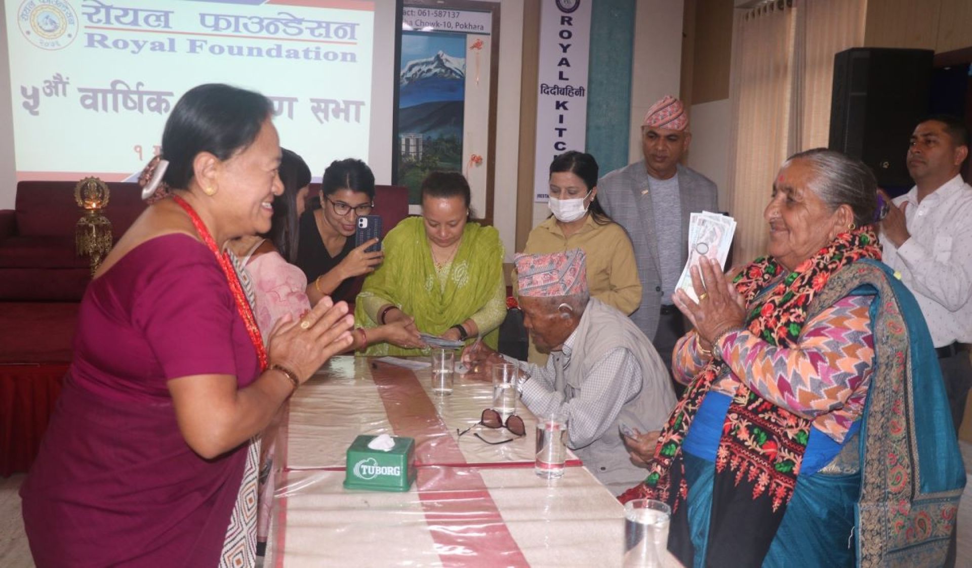 रोयल फाउन्डेशनको अध्यक्षमा केशव ढकाल, ४२ जेष्ठ सदस्यलाई जनही ५ हजार पेन्सन वितरण