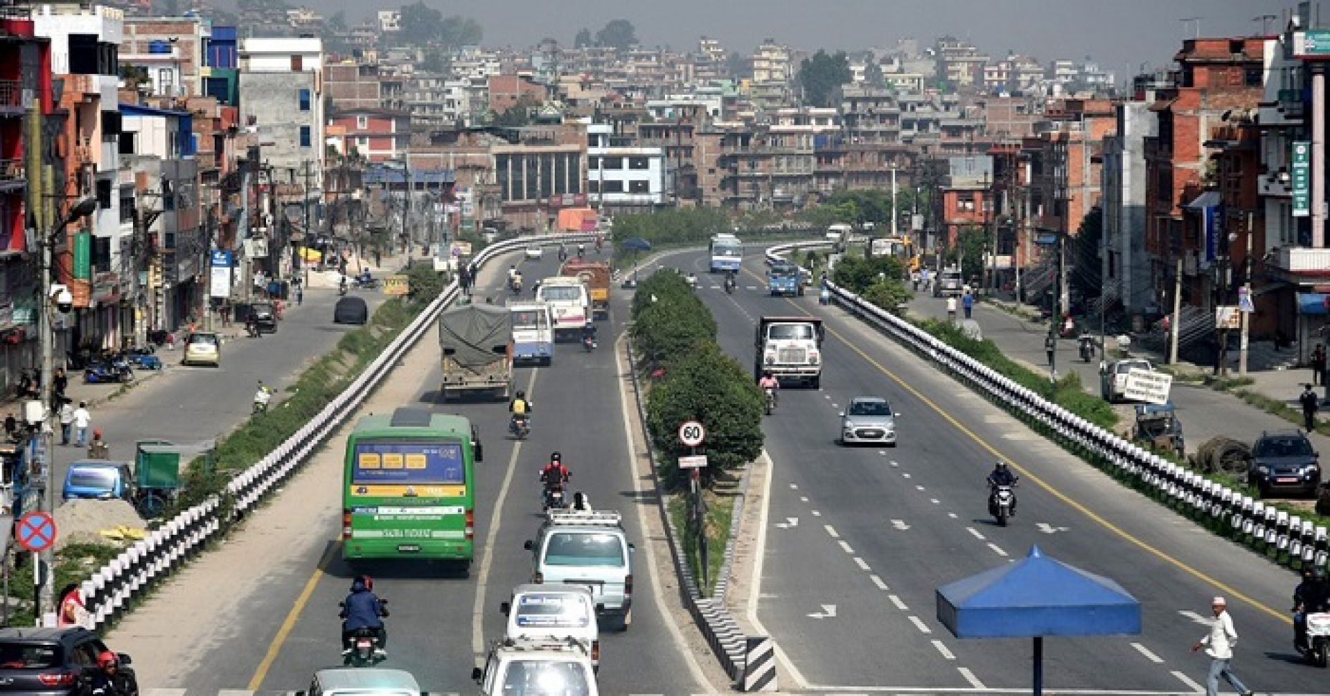 सूर्यविनायक–रत्नपार्क द्रुत बस सेवा चलाउन ‘डेडिकेटेड लेन’ निर्माण सुरु