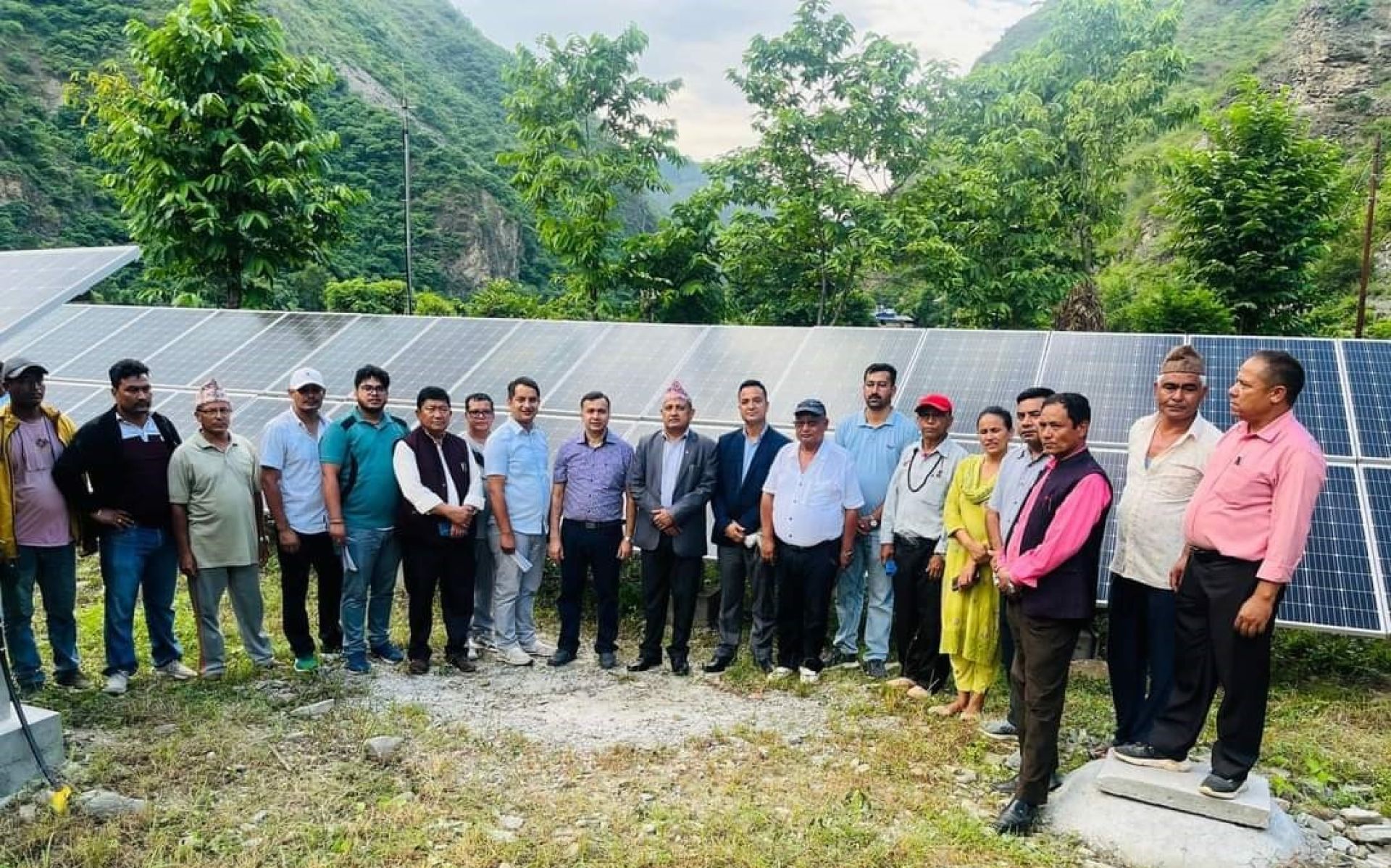 ओखलढुंगाको ककनीमा सौर्य मिनीग्रिडबाट विद्युतीकरणः १७१ घरधुरी लाभान्वित