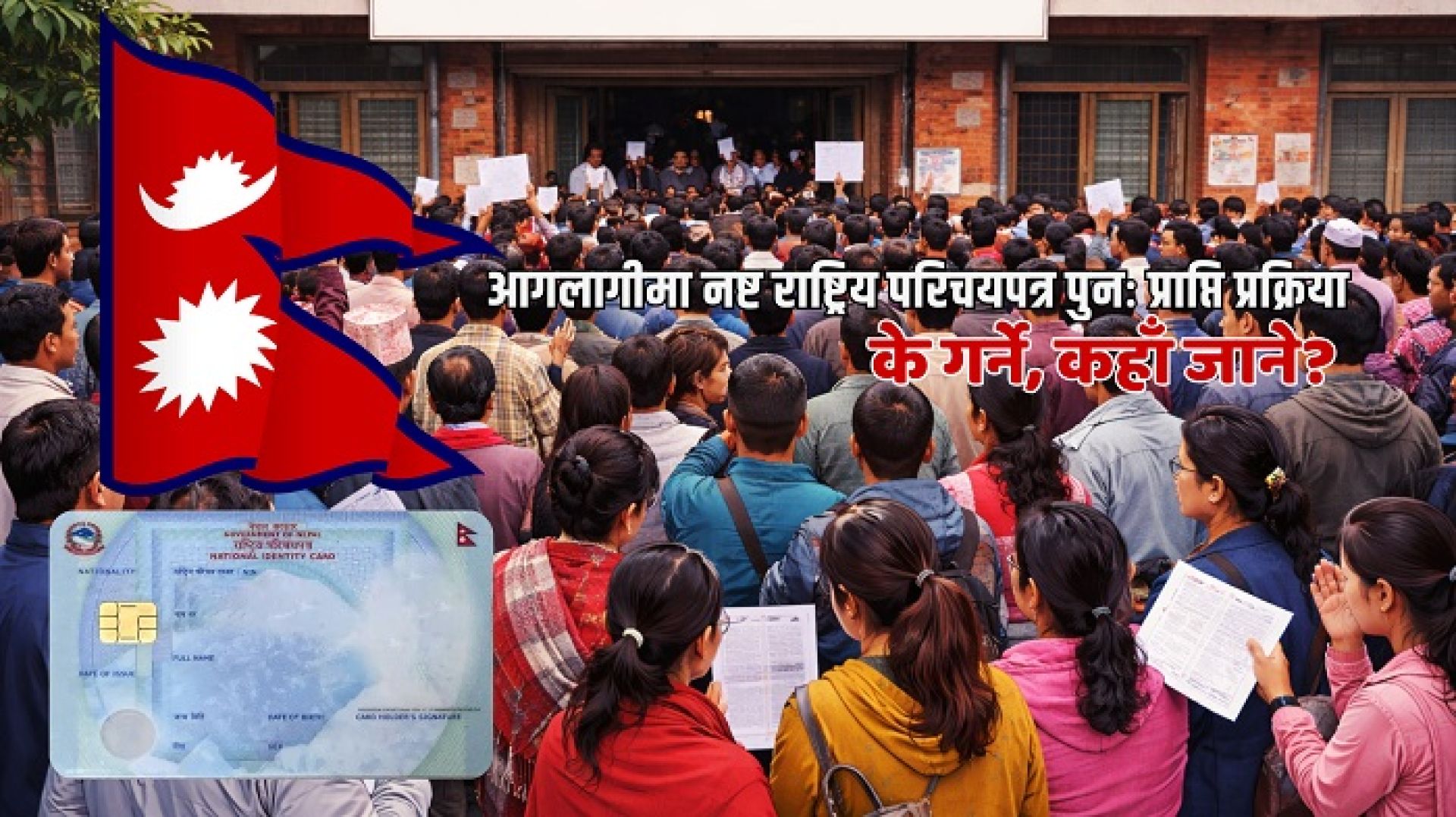 आगलागीमा नष्ट राष्ट्रिय परिचयपत्र पुनः प्राप्ति प्रक्रियाः के गर्ने, कहाँ जाने ?